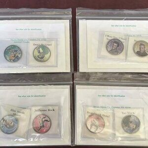 Set of 8 Elvis Classic Hits Colorized Kennedy Half Dollars Coins